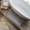 Grå Memory Foam Badematte