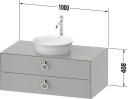 Duravit White Tulip Servantskap 2 skuf. 100x55x40,8 cm Nordisk Hvit Matt