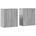  Skjenker 2 grå sonoma 60x31x70 cm konstruert tre 8721102594267