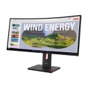 Lenovo ThinkVision T34WD-40 34" Buet Skjerm WQHD 3440x1440 120Hz USB-C Sort