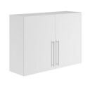 Alterna Vaskerom: Overskap B60-80xd30xh72cm m/2 Dører Mørk eik / 80cm