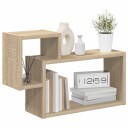 vidaXL Vegghylle Veggmontert Sonoma eik 55 x 15 x 35 cm Konstruert tre