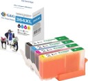 G&G HP 364XL BK/C/M/Y kompatible blekkpatroner 4 pk GP H364XLBKCMY 4P