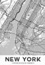 New York White Plakat Plakat / 100x150cm