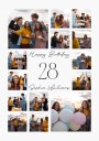 Happy Birthday Personalized Plakat Plakat / 21x30cm