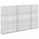 vidaXL Gabion med 3,5 mm wire og 5x2,5 cm nett 250x20x150 cm