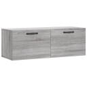 vidaXL Veggskap grå sonoma 100x36,5x35 cm konstruert tre