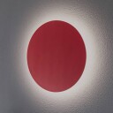 Argon Orios Plus LED-vegglampe rød Ø 30 cm stål