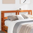  Hodegavl med hyller voksbrun 120 cm heltre furu 8721102853678