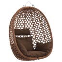  Hengestol uten stativ Kaffe 92 x 57,5 x 110 cm polyrotting