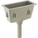 PP dryppkopp ø 40 mm 295 x 145 mm grå