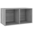  Oppbevaringsboks LP grå sonoma 71x34x36 cm konstruert tre
