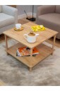 Sofabord Hanah Home Peka Mini 60 x 42,5 x 60 cm Sapphire Oak   Sapphire Oak