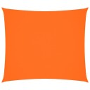 vidaXL Solseil oxfordstoff rektangulær 2,5x3 m oransje