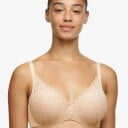 Chantelle BH EasyFeel Floral Covering Memory Foam Bra Beige nylon D 70 Dame