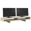  Skjermstativ sonoma eik 100x27x15 cm konstruert tre