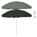 vidaXL Strandparasoll grønn 300 cm