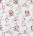 Nørgaard Madsens Sengetøy   Baby   Beige m. Sjiraff   Nørgaard Madsens   Baby   Sengetøy   Baby Hvit