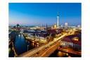Fototapet Berlin View From Fischerinsel Night 200x154 - Artgeist sp. z o. o.