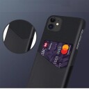 KSQ iPhone 11 Deksel med Kort Lomme Svart