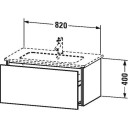 Duravit L-Cube Servantskap m/1 skuff 820x400x481 mm Hvit Høyglans