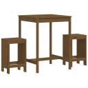  Hagebarsett 3 deler honningbrun heltre furu 3157736