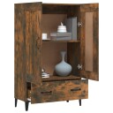 vidaXL Highboard røkt eik 70x31x115 cm konstruert tre