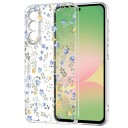 Tech-Protect FlexAir Case for Samsung Galaxy A27 - Clear and Floral