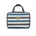 Gillian Jones Organizer Cosmetic bag w. hangup function Dark blue/white stripes