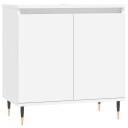 vidaXL Servantskap hvit 58x33x60 cm konstruert tre