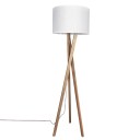 By Rydéns Vega gulvlampe Hvit/eik 160 cm Hvit