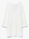 Vero Moda Etta Long Sleeve Boatneck Short Bow Dress Hvit M