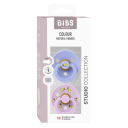 BIBS Studio Colour Pacifier Caterpillar Mix Latex Round Hush/Viol