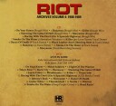 Riot  Archives Vol. 4: 19881989  CD