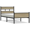  Sengeramme uten madrass sonoma eik 90x200 cm konstruert tre 8721158378729