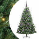  Kunstig sammensatt juletre grønn 150 cm PVC og metall