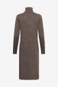 Saint Tropez   Kjole MilaSZ Roll Neck Long Dress   Brun