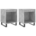 Nattbord 2 stk betonggrå 40x35x50 cm konstruert tre 8721012111240