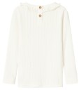 Lil- Atelier Rachel Nis Long Sleeve Slim Top Hvit 104