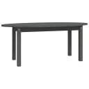 vidaXL Salongbord grå 110x55x45 cm heltre furu