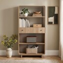 Bokhylle Nordure Senza (78 x 153 x 34 cm) Eik - Eik