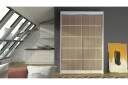 Liverpool Garderobe 120x200 cm - Brun/Hvit