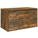 vidaXL Gangbenk 80x40x45 cm røkt eik konstruert tre