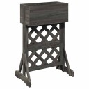 vidaXL Vertikal hageblomsttrellis Grå 48 x 30 x 70,5 cm