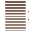  Sebragardin brun 105x100 cm stoff bredde 100,9 polyester