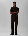 Calvin Klein Ss Tech Interlock Polo   Black   L