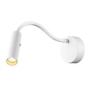 SLV Karpo Goose Vegglampe White