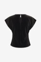 Part Two DristiPW Kortermet Bluse Svart til Dame