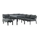 Venture Home Design Ramos Loungesofa - Hvit/Grå 1737327-01-0 1737328-01-0