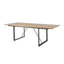 Brafab SHAD Spisebord 90x240 cm Teak/Antrasitt